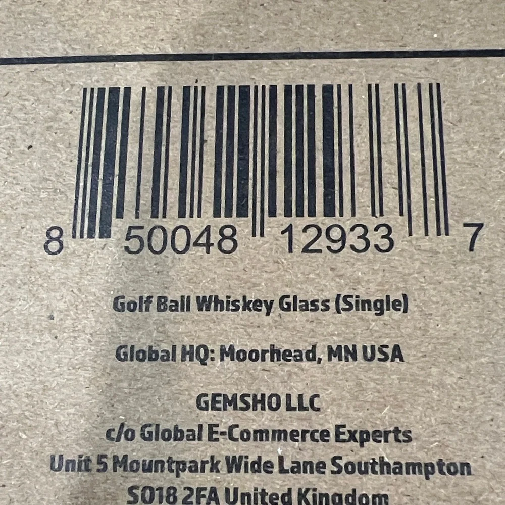 Golf Ball Whiskey Glass 11oz